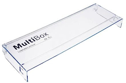 eRicambi®, Sportello Frontale Crisper MultiBox per per Frigorifero, Compatibile con Bosch Siemens Neff, Dimensioni: 449x143x43 (mm), per Modelli: KGN 3KFE Trasparente