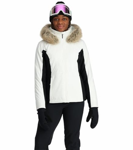 Spyder Damen Vida Jacke, Weiß, Größe 40