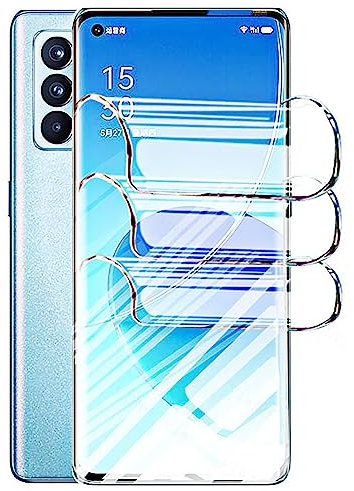 TMahhbid [2 pcs] Films de Protection d'écran en Hydrogel pour Oppo Reno6 Pro 5G /Reno 6 Pro 5G (6.55 Pouces), [HD] Film de Protection en Transparent TPU Souple [Pas de Verre Trempé]