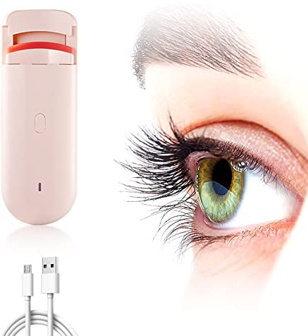 NEOVSUNY Wimpernzange, Lash curler 15s Schnelles Aufheizen Wimpern Curler Anti-Verbrennung Beheizbare Wimpernzange 2 Heizmodi Eyelash Curler 24 Hours Long Lasting Wimpernbürste Type-C