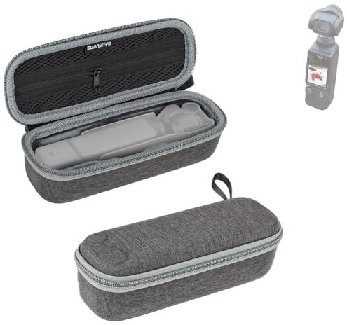 LINGHUANG OSMO Pocket 3 Case,Protective Case for DJI Pocket 3 with Cover or 1/4 Thread Handle,Portable Storage Case for DJI OSMO Pocket 3 Camera Accessories