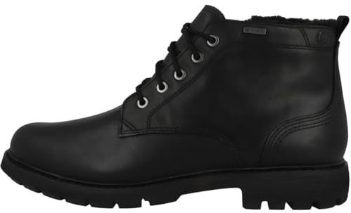 Clarks Batcombemixgtx, Stivali alla Moda Uomo, Nero Wlined Lea, 42.5 EU