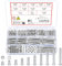 345 Stück M5 Schrauben Set, Linsenkopfschrauben Muttern und Unterlegscheiben Set, Kreuzschlitzschrauben mit Muttern, Gewindeschrauben Maschinenschrauben und Muttern Sortiment Kit(Silber 345 M5)