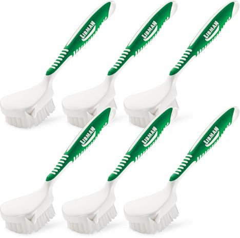 Libman Vegetable Brush, Plastic Recyecled PET Fibers, Green & White