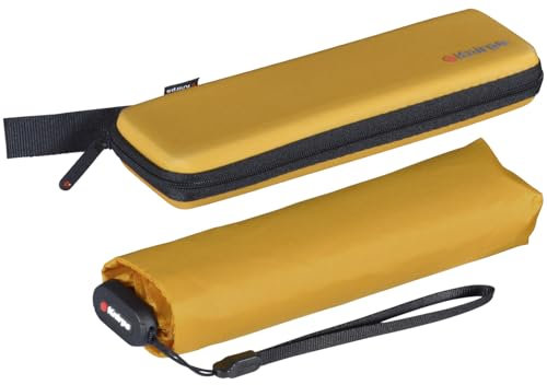 Knirps Taschenschirm US.050 Ultra Light Slim Manual im Etui - Curry
