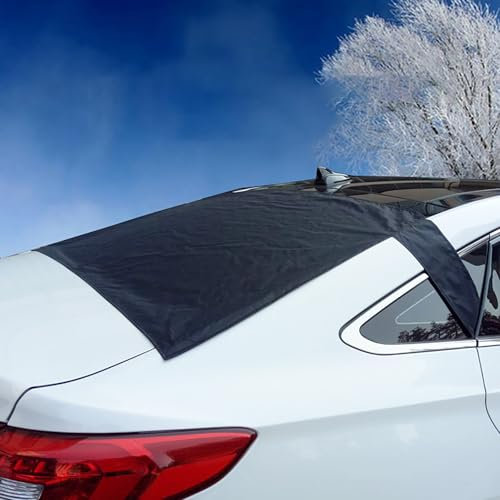 LXCMQL Frontscheibenabdeckung für VW Polo IV (9N) 2006 2007 2008 2009, Magnetische Auto Windschutzscheibenabdeckung Scheibenabdeckung Für Die Gegen Schnee EIS Frost Sonne,C Rear Windshield