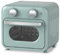 Empotec Friggitrice ad Aria Mini Vintage Forno 230 Gradi Cottura Timer Green Verde 10 LT Potenza 730-870W Voltaggio 220-240V Manopole Multifunzione