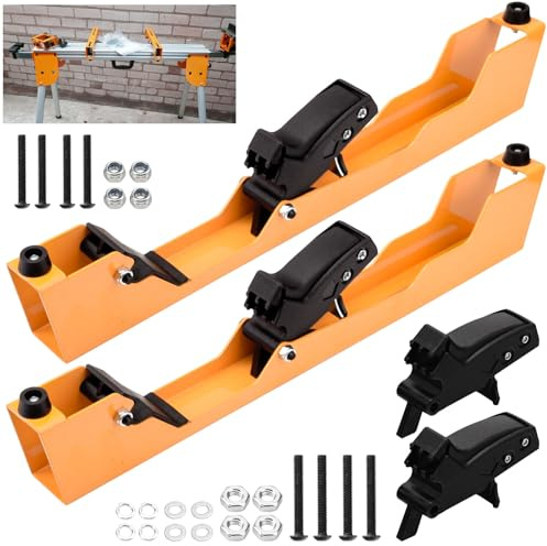 DW7231 Miter Saw Stand Brackets for Dewalt DW723, DWX723, N087371 | Fits DWX724, DWX725, DWX725B for De-walt miter saw accessories