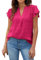 Tops di Cotone Donna in Saldo Amaon Fashion Donna Curvy Camicia Bianca XS Tessuto per Maglina T Shirts Verde Militare Giallo Fluo Maglietta Mezza Manica Elegante Maglia Rossa Corta Fucsia Tshirt