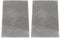 2X Sander Carbon Backing Plate 3 Holes 172x110mm 424057-1 Carbon Replacement Sander Back Mat Compatible with Makita M9400B 9403 MT190 MT9
