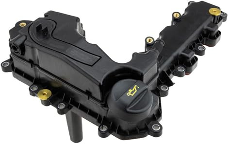 Partsline Couvre-culasse avec Bouchon compatible avec 208 308 1.2 PureTech | Aussi compatible avec 2008 3008 C3 C4 DS3 Crossland. Réf. équivalentes : 9808923780, 9812032980