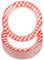 ktxaby 100 Pcs Red and White Checkered Plates,Disposable 7 Inch Plaid Paper Dessert Plates,Dinnerware for Camp Barbecues,Bachelorette,Birthday Party Supplies,Serves 100 Guests