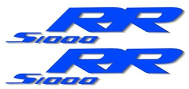 LXSKJ Karosserie Aufkleber Für BMW S1000RR S 1000 RR Motorradaufkleber Reflektierender Kraftstofftankaufkleber(Blu)