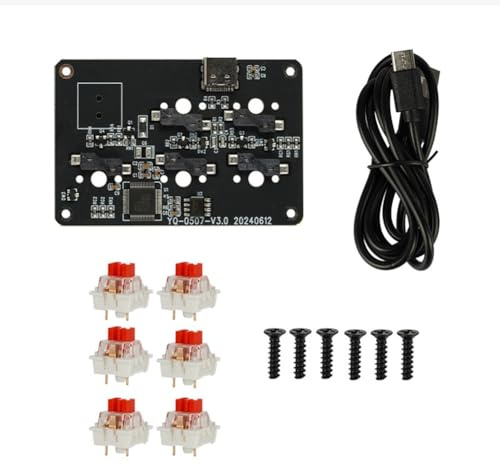 Rersduyt DIY 3D Printing Mini Keyboards Kit Diy Mechanical Keyboard Button Customized for Win/MacOs Gift
