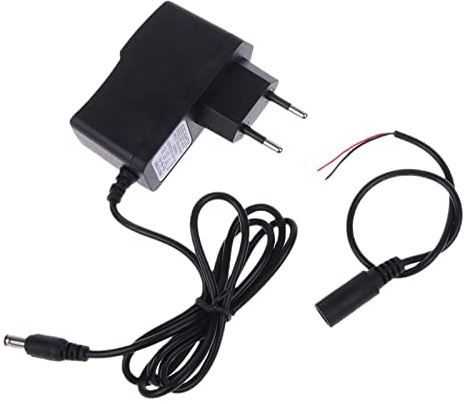 JDIEOQA AC 1 5V1A Stromadapter Mit 2 Drähten Kabel AA LR6 LR03 LR20 Batterie Ersetzen Sie 1x 1 5 V AA Stromadapter
