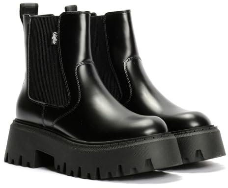 Buffalo Aspen Chelsea Women's Black Boots