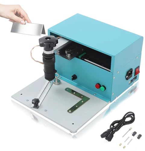 Electric Marking Machine, Industrial Nameplate Metal Engraver, 17 x 10cm Marking Range, 500W Sign Engraving Machines with Adjustable Depth, for Nameplate and Serial Number Tags