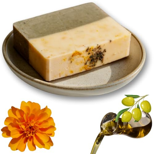 Lucknel® Handgemachte Naturseife – Kräuterseife mit Teebaumöl & Kräutern – Familienmanufaktur, 14 Jahre Seifen-Erfahrung, hochwertige Zutaten, sanfte Pflege für normale, fettige & problematische Haut