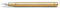 Kaweco LILIPUT Füllhalter Messing (Eco) I Exklusiver Messing Füllfederhalter für Tintenpatronen inklusive Retro Metallbox I Füller 12,5 cm I Federbreite: B (Breit)