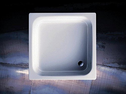 Kaldewei Stahl Duschwanne Advantage SANIDUSCH 551 Antislip 800 x 900 x 140 mm alpinweiss