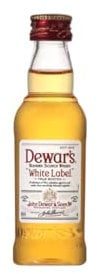 Botellita miniatura whisky Dewar's White Label 5cl