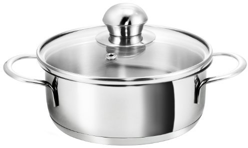 KOPF Mini olla Parvus, Ø 14 cm, altura 5,5 cm, 0,7 litros, olla de acero inoxidable