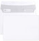 Clairefontaine 6916C - Karton mit 500 Umschlägen C6-114x162mm, selbstklebend, 90g, Weiß, 1 Karton