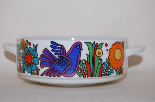 Villeroy & Boch Acapulco Suppentasse, Porzellan, Klassisch, Mehrfarbig, 12,3 cm Durchmesser, 5,2 cm Höhe