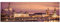 Bilderwelten Leinwandbild - Canalettoblick Dresden - Panorama Quer, 30cm x 90cm