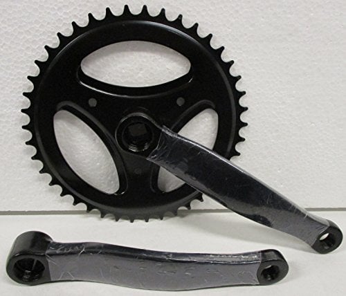 GAVO INTERNATIONAL Guarnitura Corona Bicicletta Singola a Perno Quadro 42 Denti pedivella Bici Bike