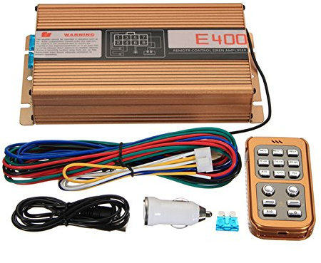 TuToy 400W 8 Töne laut Warnung Alarm Polizei Sirene Controller Horn PA Lautsprecher MIC-System