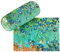 VON LILIENFELD Brillenetui Vincent van Gogh Iris Blumen Kunst Motiv Etui Brille Mikrofaser Brillenputztuch Brillenbox Stabiles Hardcase Set mit Stoff bezogen