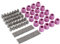 Düsenelektroden-Kit, 90-teiliges Plasmaschneid-Verbrauchsmaterial Elektroden-Düsenbecher-Kit Plasmadüsen-Brennerspitzen Schneiden von Verbrauchsmaterial-Zubehörbecher-Kit