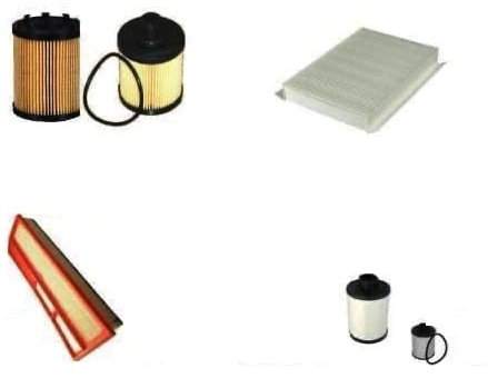 AOQ - KIT TAGLIANDO COMPATIBILE CON FIAT IDEA 1.3 D MULTIJET (DIESEL) 4 FILTRI MOTORI EURO 4, D4