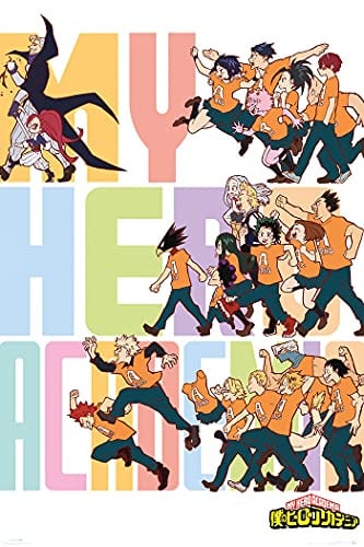 POSTER STOP ONLINE – My Hero Academia – Anime TV Show Poster (Staffel 4 – Key Art) (Größe: 61 x 91,4 cm)