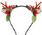 Lurrose Weihnachten Geweih Haarreifen Rentier Haarband Cosplay Haarschmuck Rentiergeweih Kopfschmuck Elchgeweih Deko für Erwachsene Kinder Foto Requisiten Reh Kostüm Zubehör 17. 5X3CM