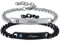 VNOX Personalisierte Gravur Paar Armbänder Personalisierbaren Armbänd Familie Armbänder|Partnerarmband für Paare|Pärchen Armband (2 Stück Zirkon paar armband-a)