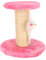 Kratzbaum, Stabiler 2-lagiger Katzenkratzbaum für den Innenbereich (Rosa)