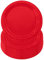 16PCS Classy Ruby Red Paper Plates 23cm,Disposable Paper Plates 9 inch Solid Color Paper Round Dinner Plates Tableware Party Plates for Birthday,BBQs,Christmas,Picnic,Kids Shower Party Plates Supplies