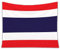 Yelolyio Thailand-Nationalflagge, Wandbehang, Thailand, Wandteppich, waschbar, Vintage-Tagesdecke, Bettlaken, Wanddekoration, Kunst für Bauernhaus, Schlafzimmer, Wohnzimmer, 224 x 264 cm
