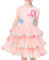 Sunny Fashion Robe Fille Rose Sirène Arc-en-Ciel Princesse Layered Ébouriffer Bouffée Tulle 8 Ans
