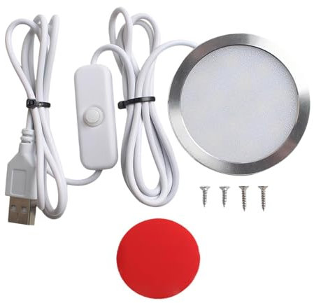 Baoblaze LED-Kreativbeleuchtungs-Kits, LED-Einbauleuchten, DIY, Erstellen Sie Ihre eigene Lampe, 5 V, 3 W, für die meisten Lampenschirme, für