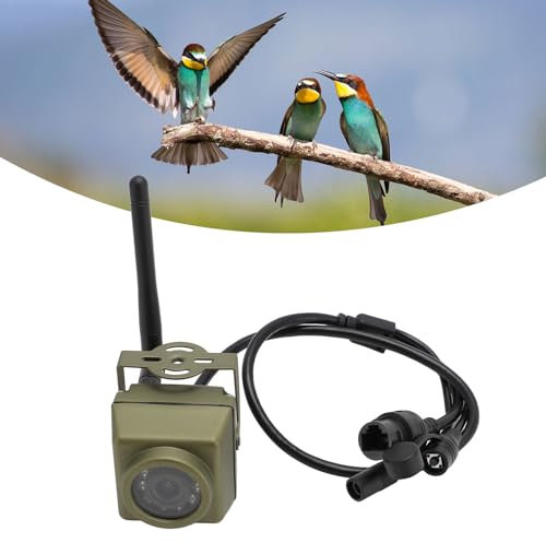Bird House with Camera, Waterproof Bird Box Camera with Infrared Light, Night Motion Detection, Bird Watching Camera with APP Control for Outdoor Camera for Home Security (2MP)