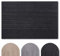 Blumtal Fußmatte 60x90 cm - rutschfeste Schmutzfangmatte - Fußabtreter mit Muster - Fußmatten Haustür - Türmatte aus Polyester - Fußmatte innen/Schmutzfangmatte außen/Floor Mat Dunkelgrau