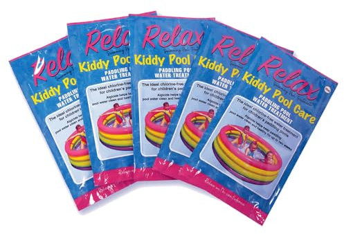 Relax Paddling Pool Water Treatment Sachets Pack of 5 by Relax