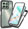 XINNI Hülle für Honor X6b, 360 Grad Stoßfeste Schutzhülle mit Integriertem Bildschirmschutz, Robuster Bumper Outdoor Full Body Case, Schwarz