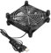 140mm Case Fan, USB Powered Computer Cooling Fan Quiet, 2800RPM High Speed, 3 Speed Adjustable, with Anti Vibration Feets, for PC Case Tablet TV Receiver Router DVR