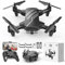 DEERC D20 Mini Drohne für Kinder mit 1080P Kamera, faltbarer RC Quadcopter mit FPV Live-Übertragung, Optischem Fluss, Gestensteuerung, Flugbahn, Headless-Modus, 3D-Flip für Anfänger, Schwarz,C0