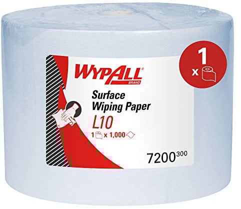 Paños de celulosa para superficies WypAll® L10 7200 - Bobina - 1 rollo azul x 1000 paños de celulosa