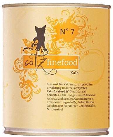 catz finefood N° 9 Wild Feinkost Katzenfutter nass, verfeinert mit Kartoffel & Preiselbeere, 6 x 800g Dosen